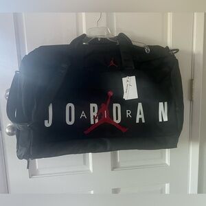Jordan Large Travel Duffel Bag with Shoe Garage Black NEW!